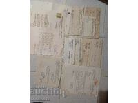 13 pcs. Invoice sheets 1940