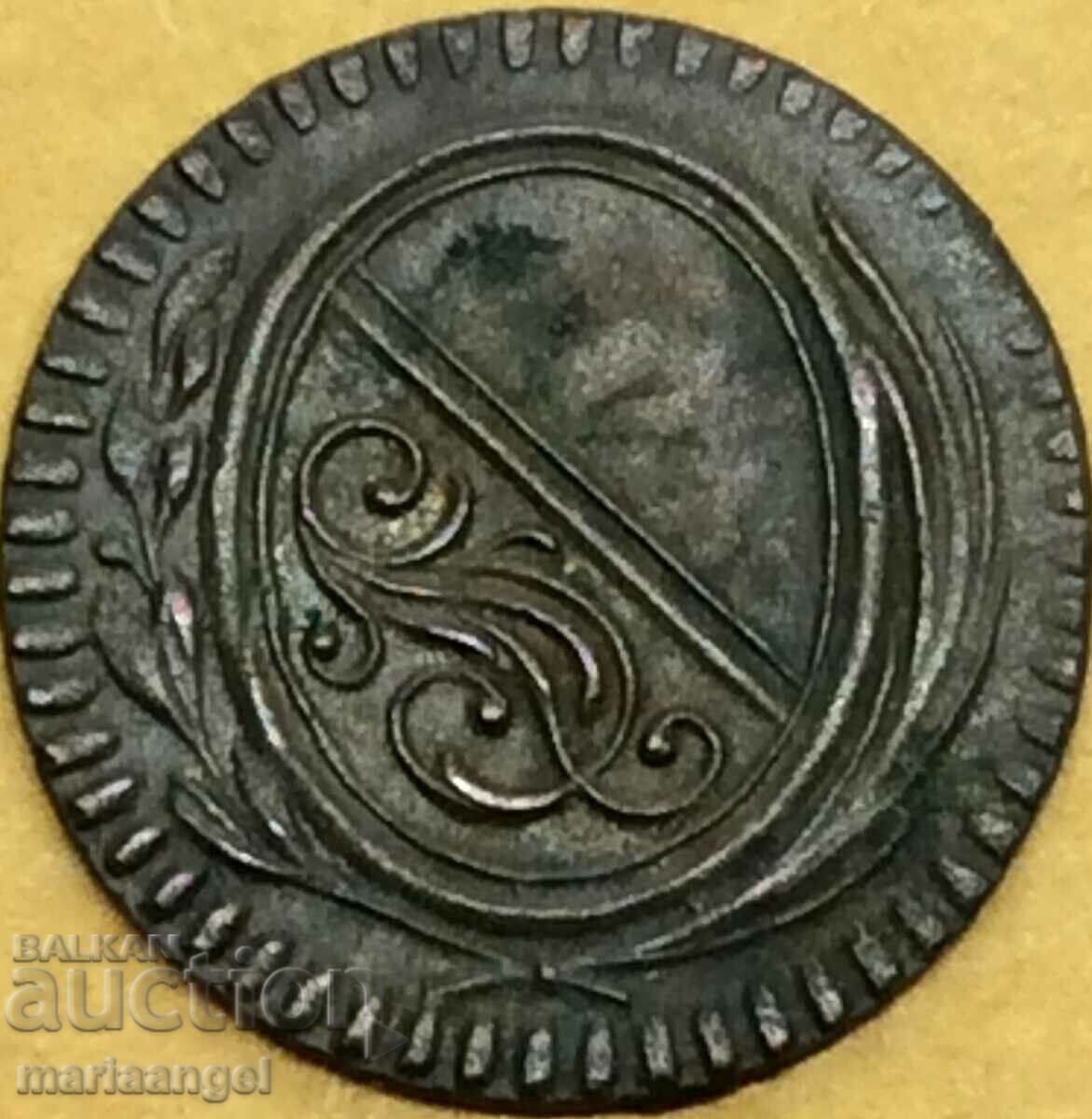 Elveția 3 Heller 1827-1841 Zurich billon