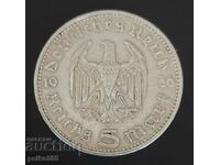 5 Reichsmarks Germany 1936