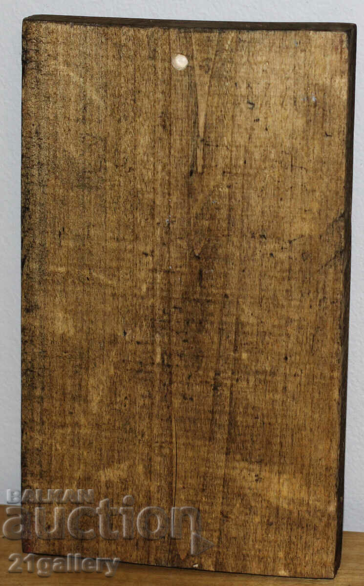 Hand drawn icon of Saint Mina on a horse - 7 Hand drawn icon of Saint Mina on a horse - 7