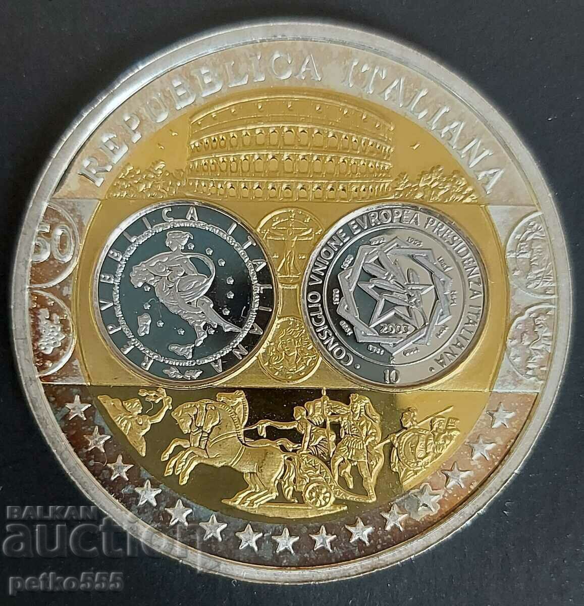 MEDALIA DE ARGENT ITALIA MEDALIA DE ARGENT ITALIA