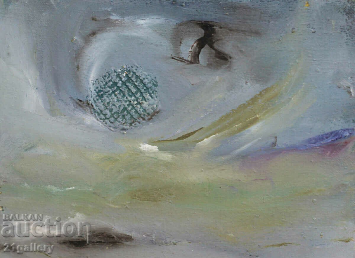 Auction Metodi Petkov Abstract oil composition "Twilight" 2004 Auction Metodi Petkov Abstract oil composition "Twilight" 2004