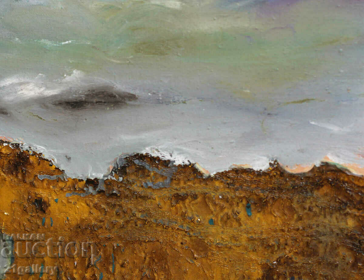 Delivery of Metodi Petkov Abstract oil composition "Twilight" 2004 Delivery of Metodi Petkov Abstract oil composition "Twilight" 2004