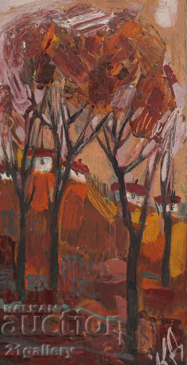 Krasimir Doichev (1961-) Ελαιοχρωματισμοί - τοπίο με τιμή 200.00 BGN | € 102.26 Krasimir Doichev (1961-) Ελαιοχρωματισμοί - τοπίο με τιμή 200.00 BGN | € 102.26