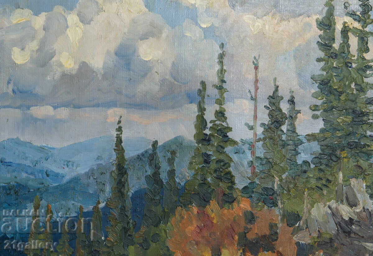 Boris Nikanorovich Popov (1909 - 2001) USSR, forest landscape - 5 Boris Nikanorovich Popov (1909 - 2001) USSR, forest landscape - 5