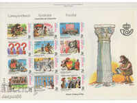 2000. Spain. School stamps - Spanish history. Block list.