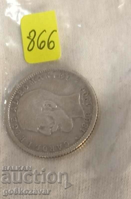 Auction Romania 1 lei 1906 Silver! Auction Romania 1 lei 1906 Silver!