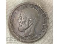 Romania 1 lei 1906 Silver!