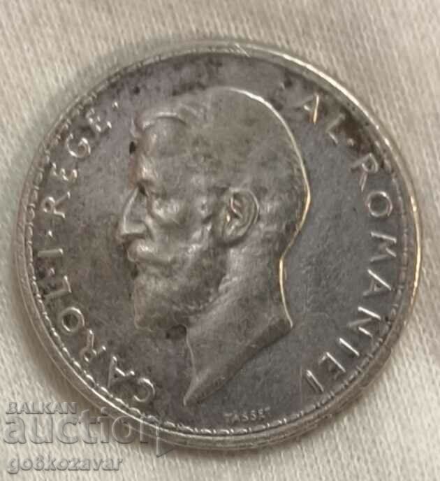 Romania 2 lei 1914 Argint!