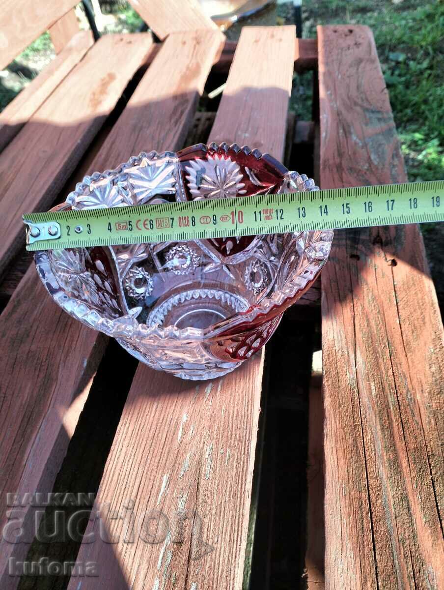 Auction A lead crystal bowl Auction A lead crystal bowl