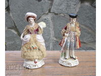 figurine porțelan vintage statuete femei și bărbat STRĂIN