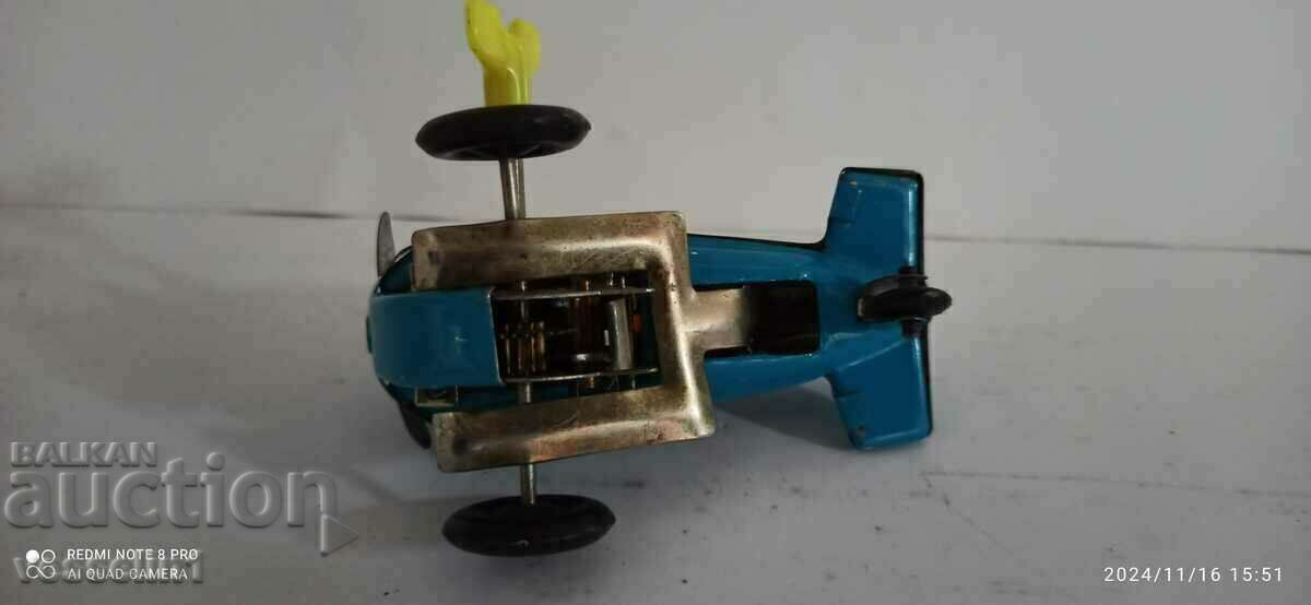 Auction Old Japanese toy plane Tin Litho Training Plane MS-01 Auction Old Japanese toy plane Tin Litho Training Plane MS-01