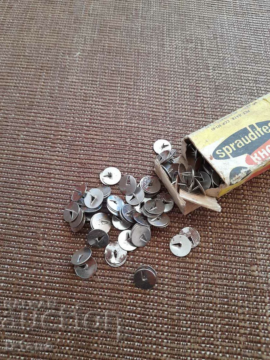 Auction Old stationery buttons, rivets Buttons Auction Old stationery buttons, rivets Buttons