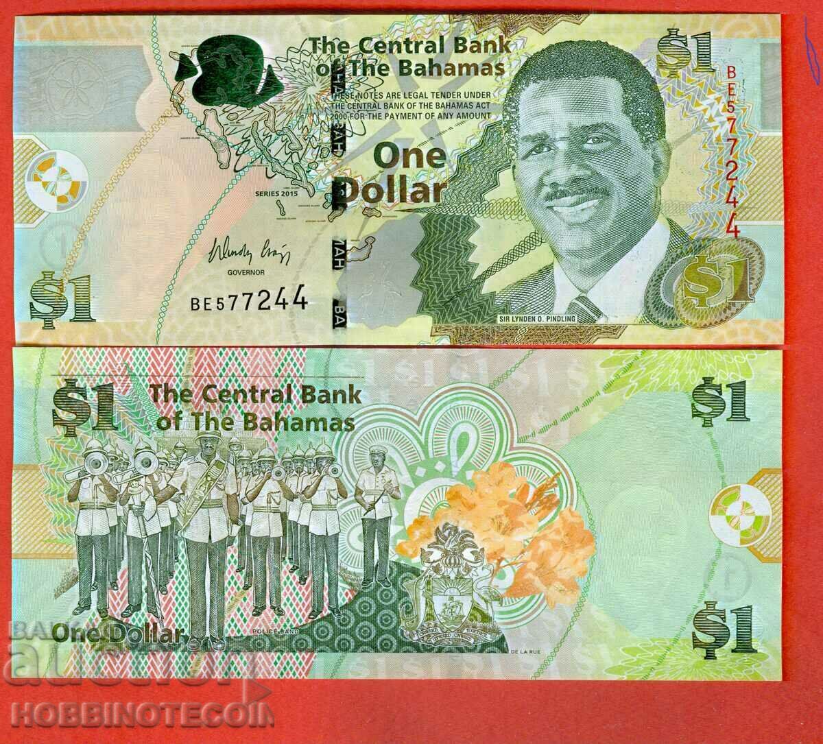 BAHAMAS BAHAMAS 1 $ emisiune 2015 NOU UNC