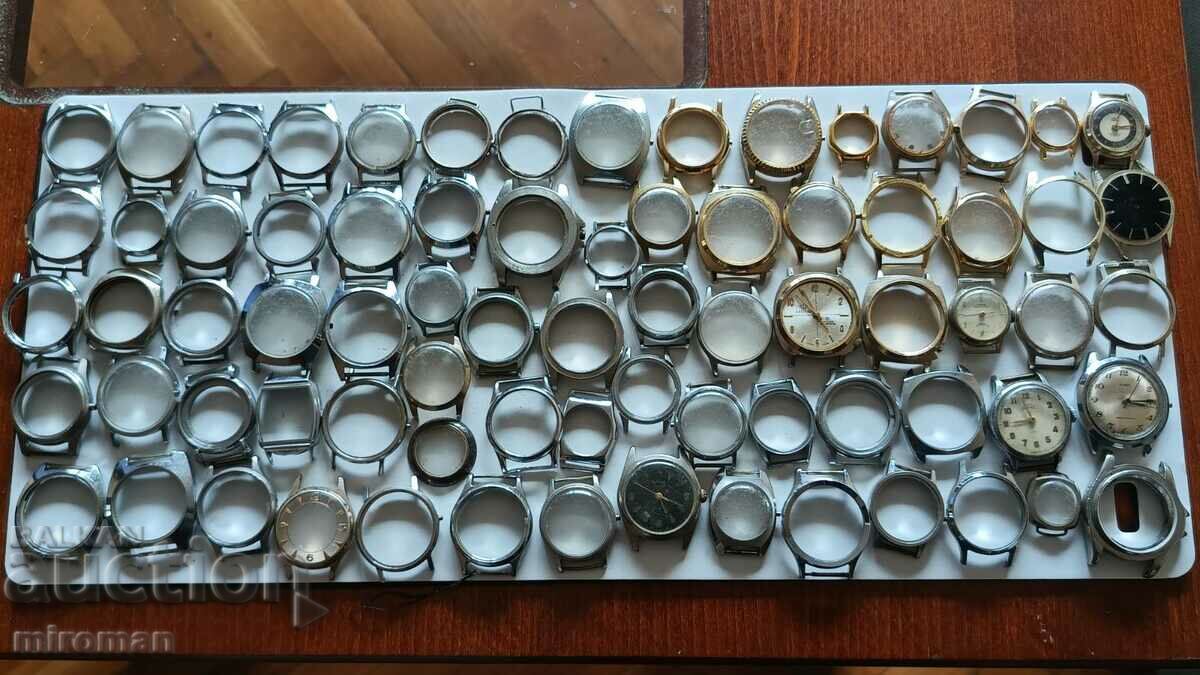 Sale - lot of over 70 men's watch cases