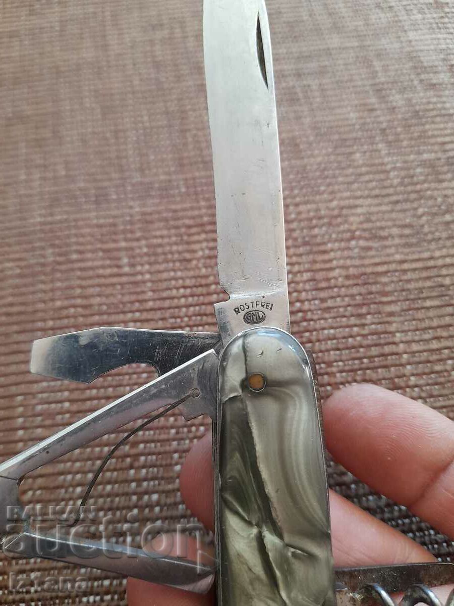 Cuțit de buzunar vechi, cuțit, cuțit Rostfrei - 6