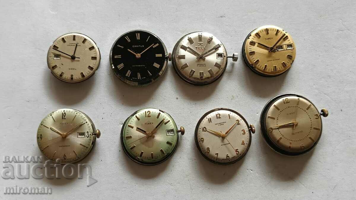 Sale - lot movements of men's wristwatches