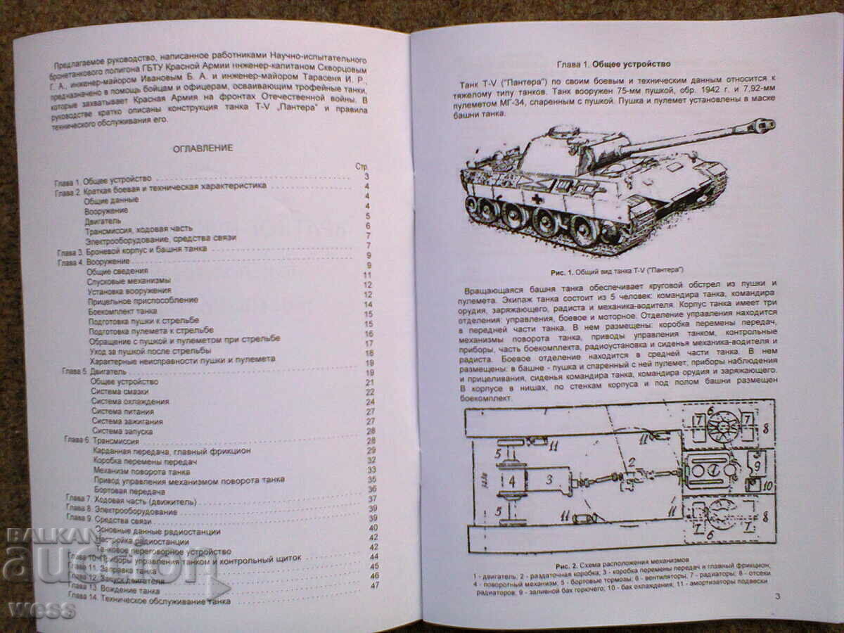 Short guide German tank "Panther"