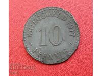 Germania-Hesse-Kassel-10 pfennig 1917