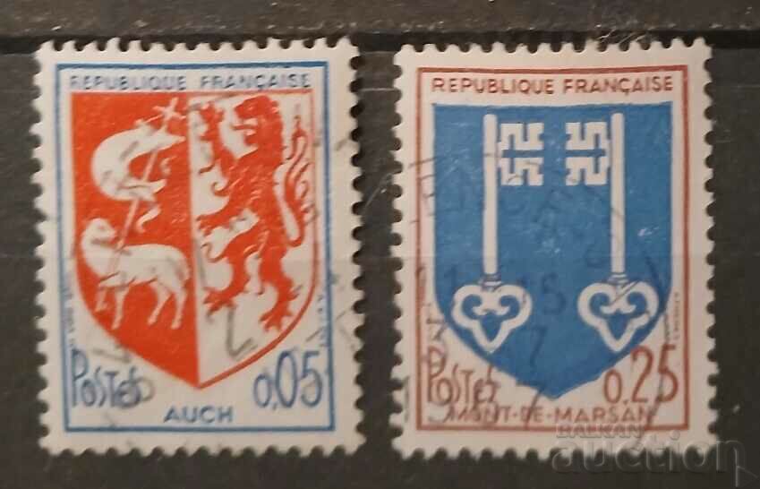 Франция 1966 Гербове Клеймо