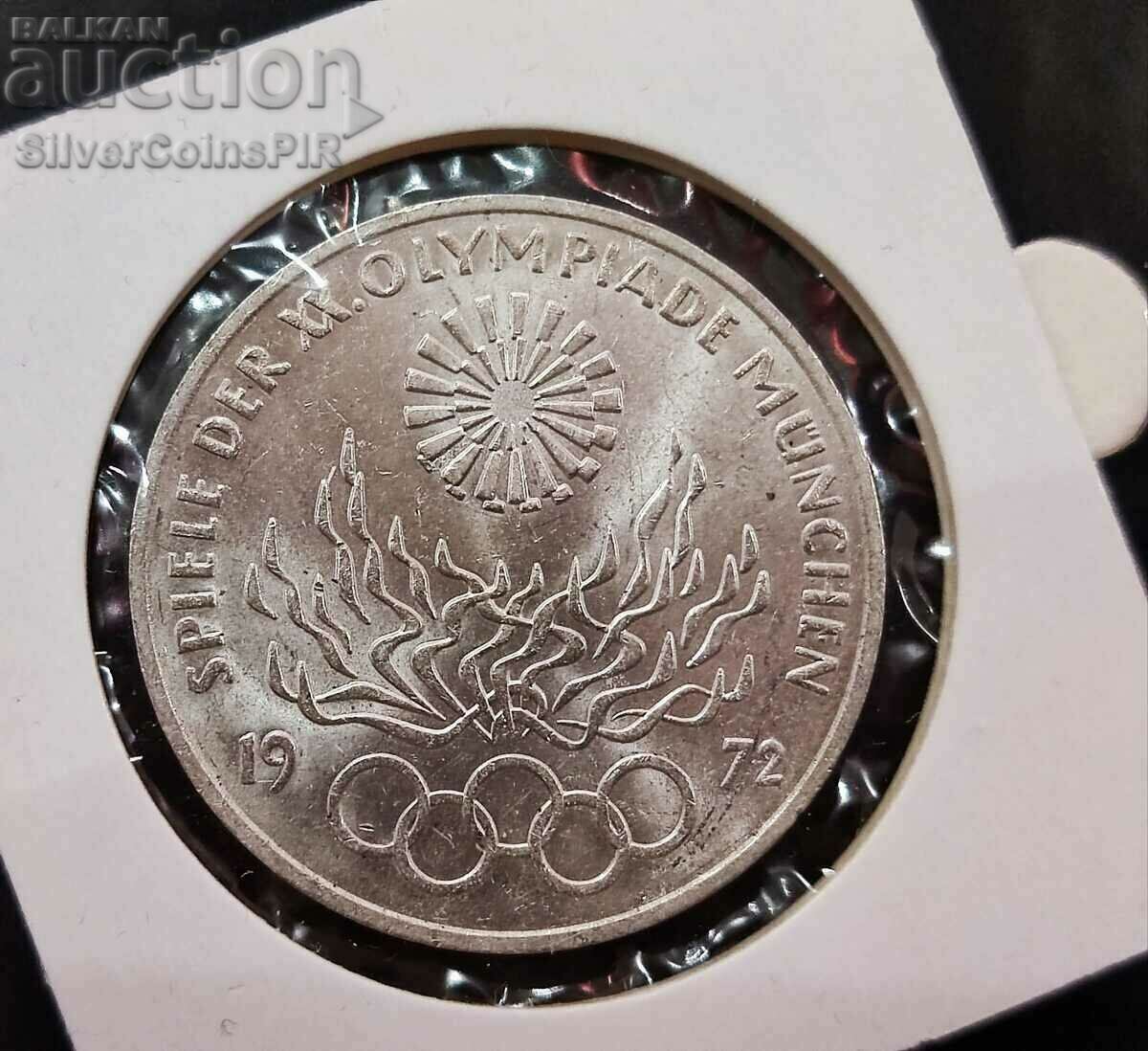 Silver 10 Marks Olympiad 1972 Germany