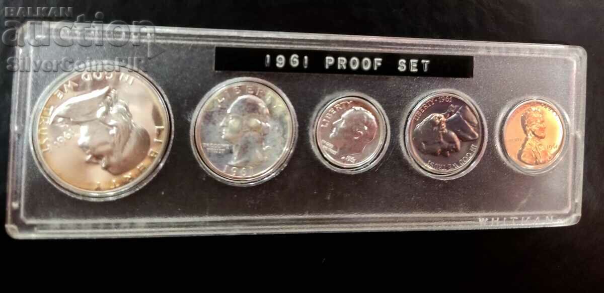 Silver Proof Set 1961 USA