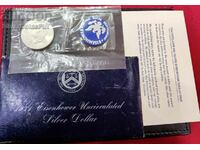 Silver Proof Dollar Eisenhower 1971 S SUA