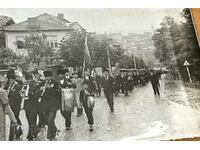 1937 VELIKO TARNOVO GORNA ORIAHOVITSA FOTO PROPAGANDĂ SLOGAN