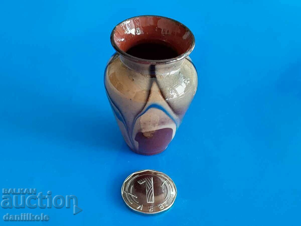 *$*Y*$* СТАРА МАЛКА ВАЗИЧКА КЕРАМИКА БЪЛГАРИЯ СУПЕР *$*Y*$* - 7 *$*Y*$* СТАРА МАЛКА ВАЗИЧКА КЕРАМИКА БЪЛГАРИЯ СУПЕР *$*Y*$* - 7