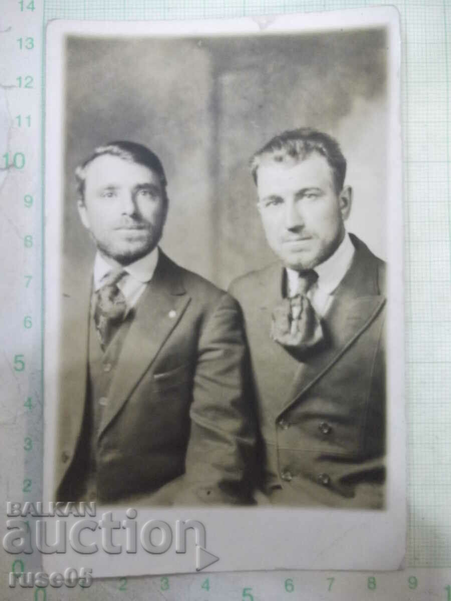 An old photo of two young gentlemen