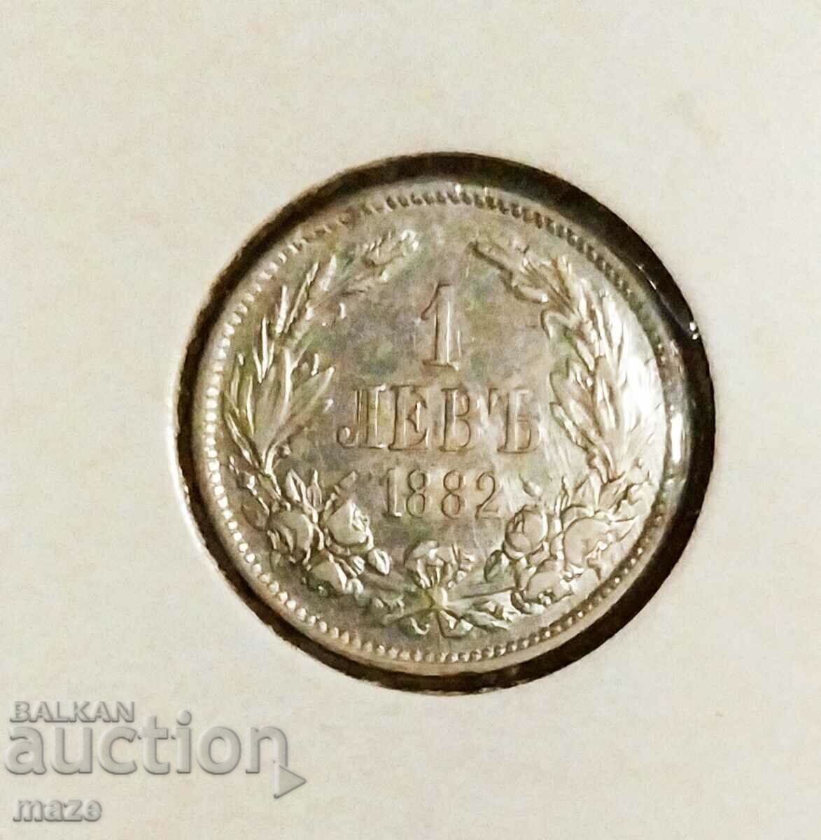 1 Lev 1882, Silver