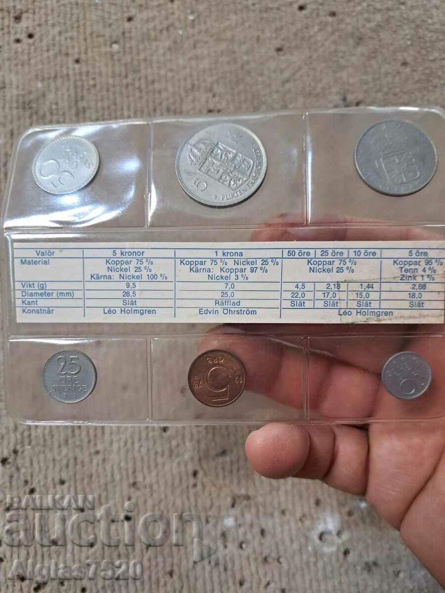 Bank set - Sweden with price 14.00 BGN | € 7.16 Bank set - Sweden with price 14.00 BGN | € 7.16