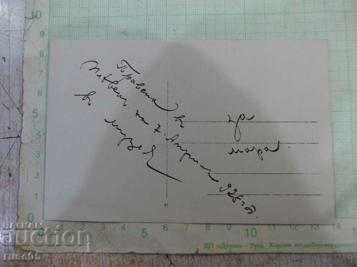 Old photo of young people in front of the monument with price 5.00 BGN | € 2.56 Old photo of young people in front of the monument with price 5.00 BGN | € 2.56