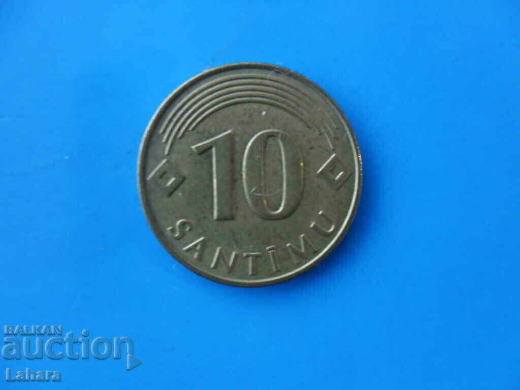 10 centimes 2008. Λετονία