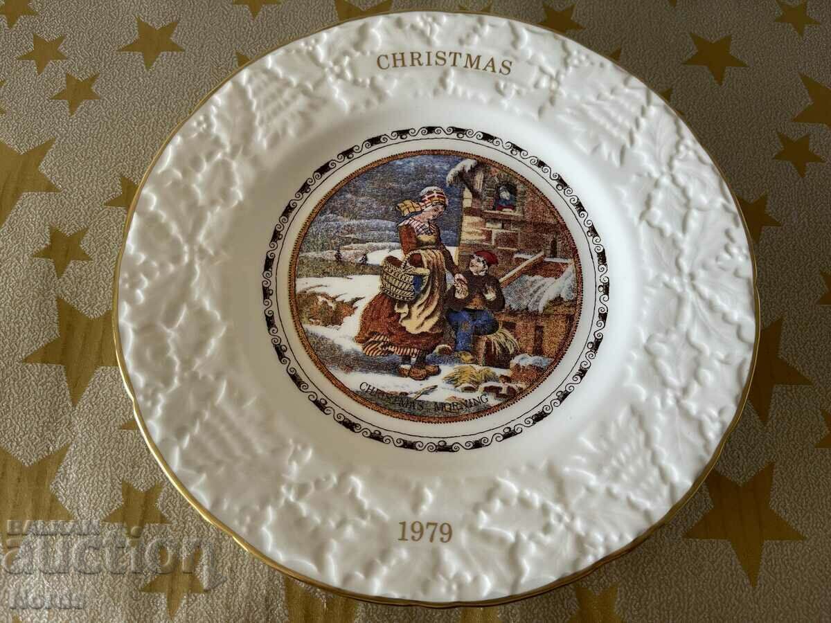 Farfurie de Crăciun COALPORT 1979