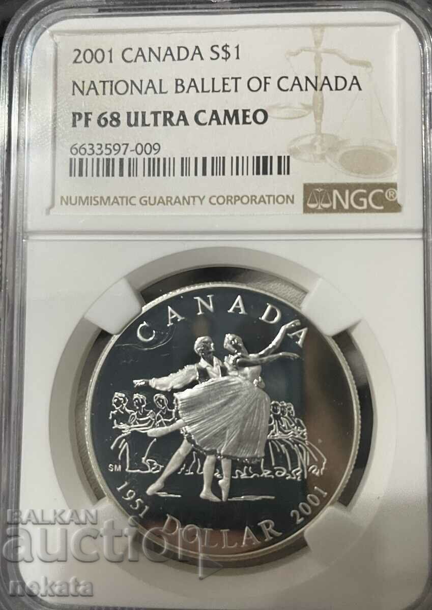 Canada, 1 USD PF68 Ultra Cameo NGC