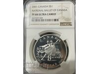 Καναδάς 1 $ PF68 Ultra Cameo NGC