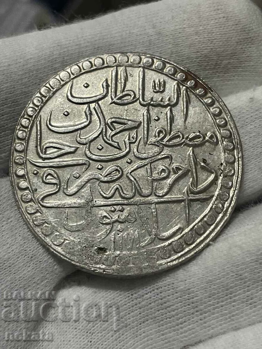 2 monede de aur 1171 - 1187 (1757 - 1774), sultanul Mustafa al II-lea