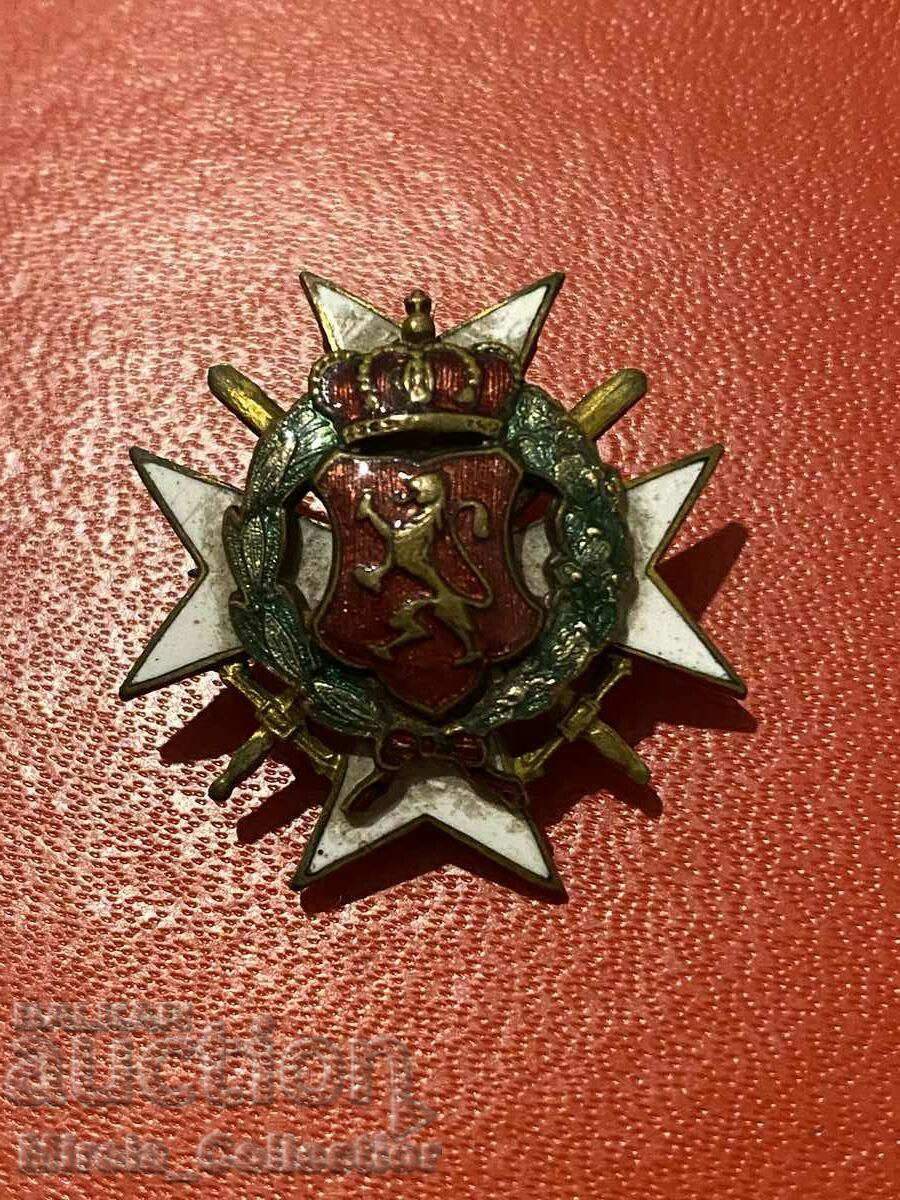 Delivery of Royal Reserve Officers' Union badge on pin with number