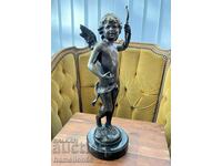 Old bronze sculpture, Cupid.