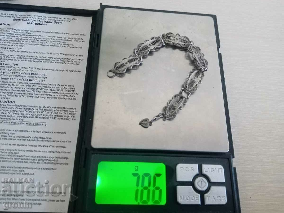 Delivery of Bracelet filigree, ethnic, Sachan, old jewelry