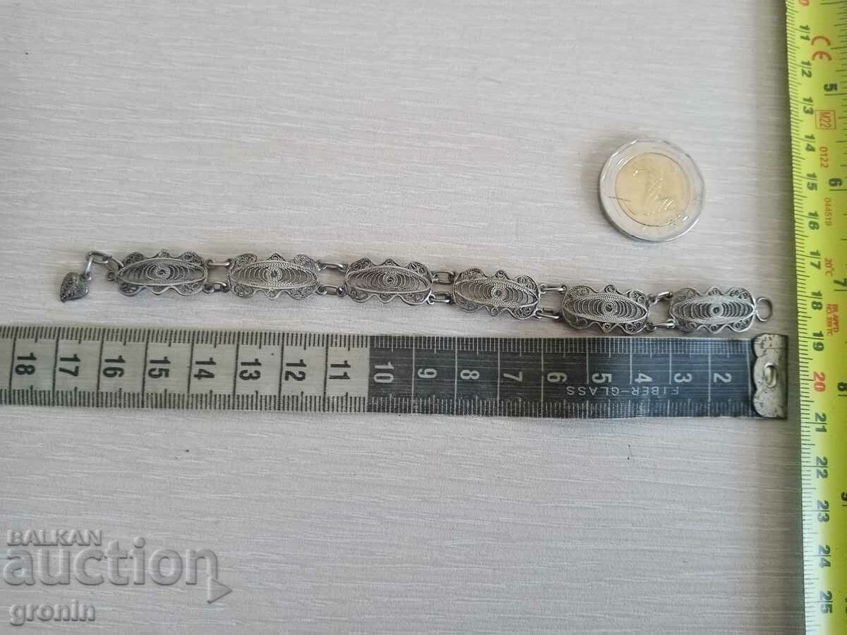Bracelet filigree, ethnic, Sachan, old jewelry - 5