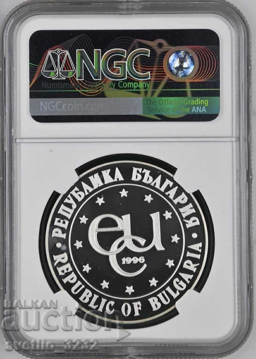 1000 BGN 1996 St. Ivan Rilski PF 68 ULTRA CAMEO NGC cu preț € 210.00 | 410.72 BGN 1000 BGN 1996 St. Ivan Rilski PF 68 ULTRA CAMEO NGC cu preț € 210.00 | 410.72 BGN