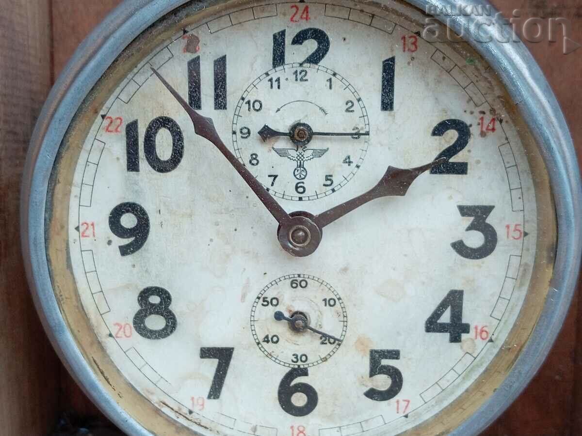 Delivery of Alarm clock Mauthe FMS vintage clock 20s 30s Germany Delivery of Alarm clock Mauthe FMS vintage clock 20s 30s Germany