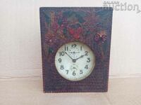 Alarm clock Mauthe FMS vintage clock 20s 30s Germany