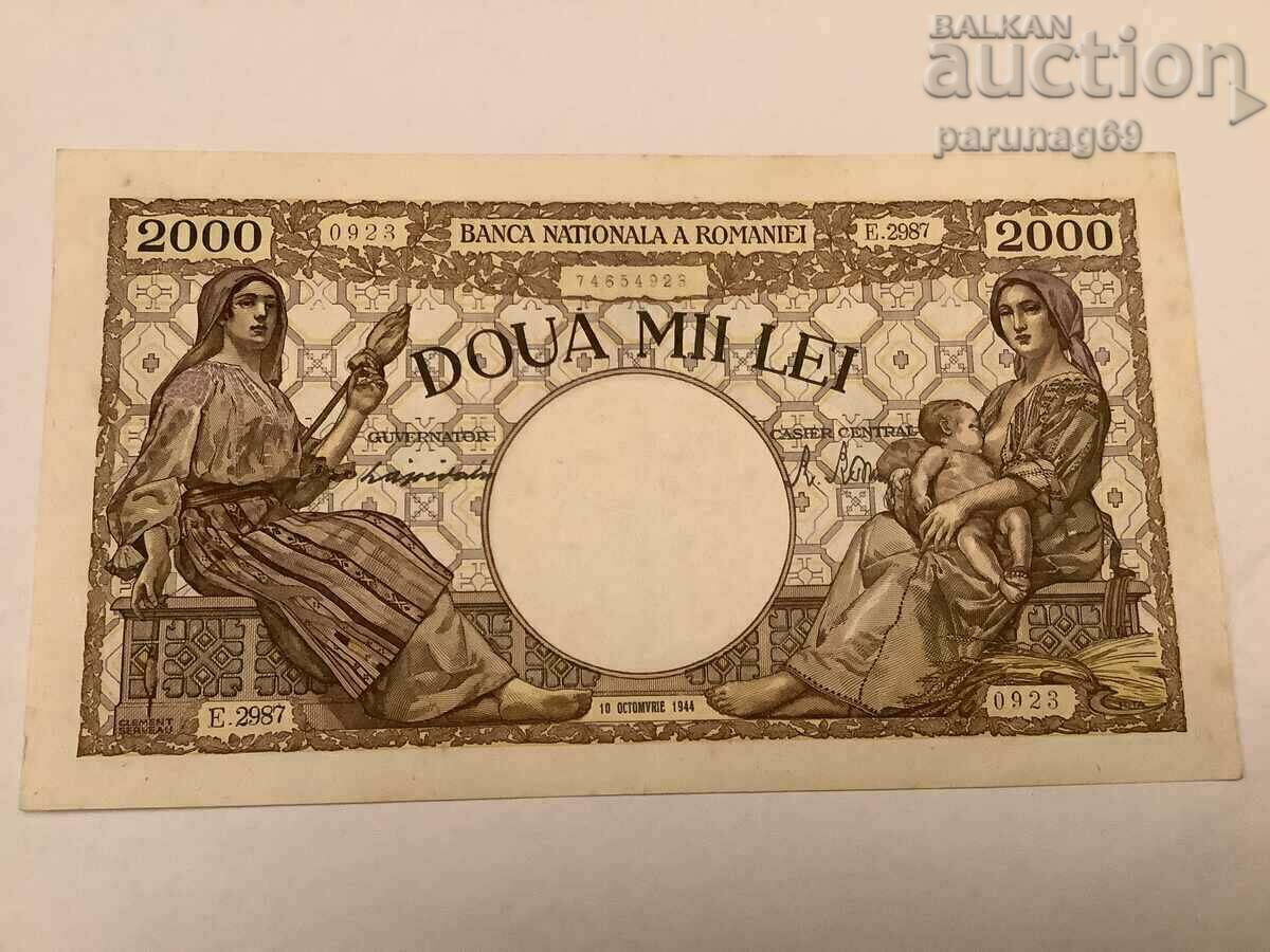 Romania 2000 lei 1944 year p 53 UNC