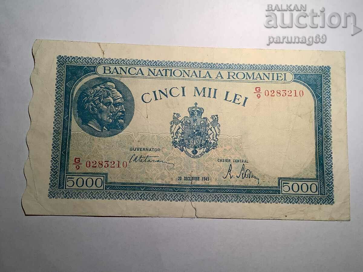 Romania 5000 lei 1945 p 56 Romania 5000 lei 1945 p 56