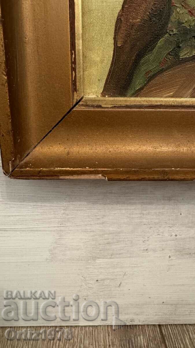 Old painting, 1968 - oil on canvas, signed. - 6