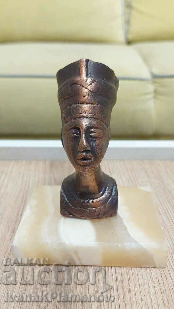 Egyptian metal figurine on marble for collectors with price € 9.20 | 17.99 BGN Egyptian metal figurine on marble for collectors with price € 9.20 | 17.99 BGN
