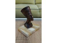 Figurină Egipt metal și marmură pentru colecționari